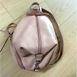 Rebecca Minkoff Mini Julian Convertible Backpack Purse in Blush Pink